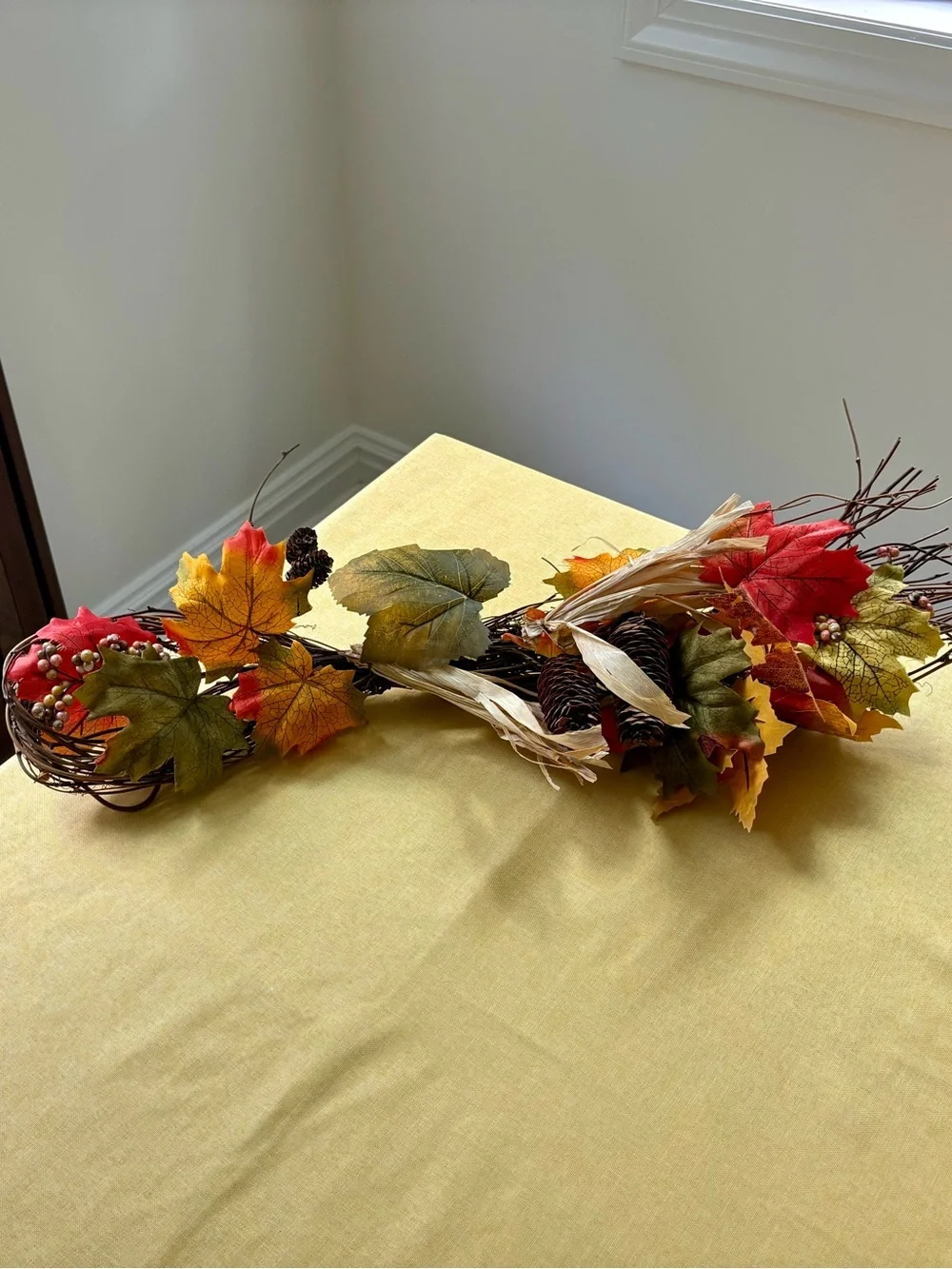 Autumn Harvest Fall Swag / Wall Hanger